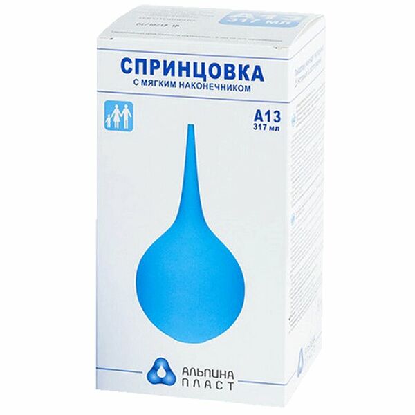Спринцовка Альпина Пласт с мягким наконечником А13 317 мл