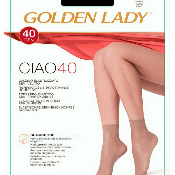 Носки женские CIAO 40 nero 2 пары ТМ Golden Lady (Голден Леди)