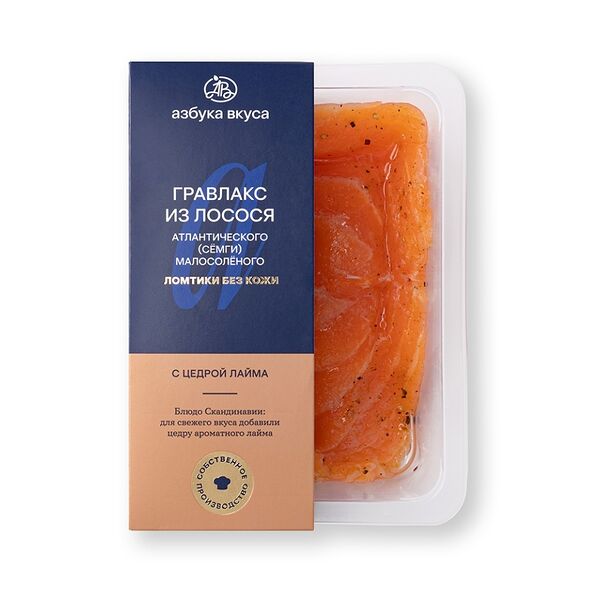 Гравлакс по-фински из форели радужной ломтики м/с 170г, Россия