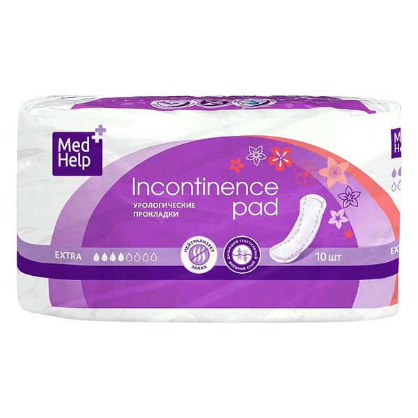 Прокладки урологические Medhelp extra 10 шт