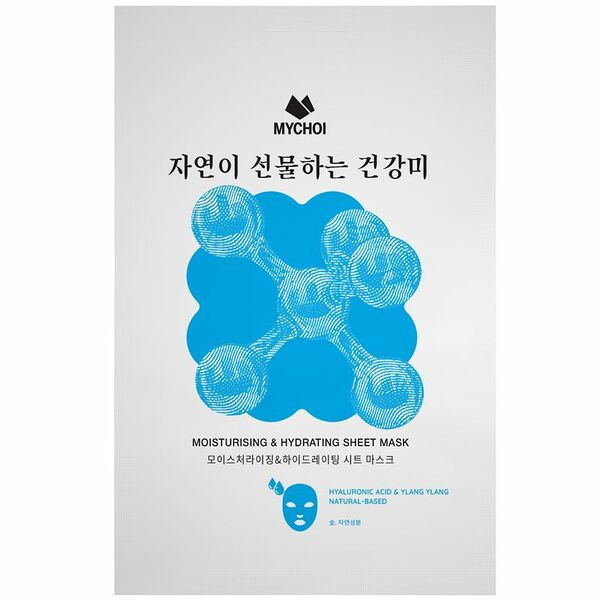 Маска для лица Mychoi увлажняющая с гиалуроновой кислотой и иланг-илангом, 25мл