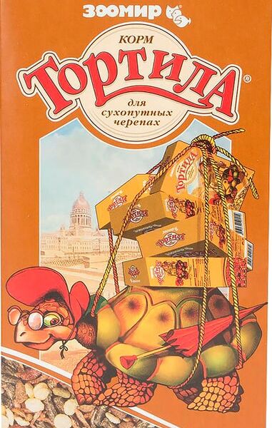 Корм для сухопутных черепах Зоомир Тортила 170г