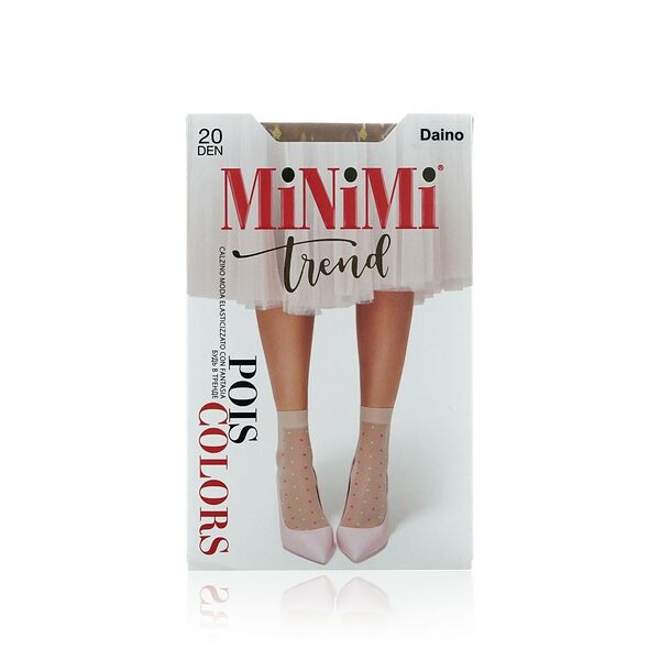 Женские капроновые носки Minimi Pois Colors 20den Daino