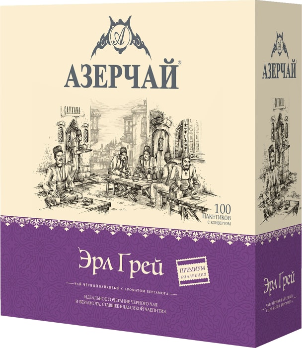 

Чай черный Азерчай Эрл Грей Premium collection 100 x 1.8 г