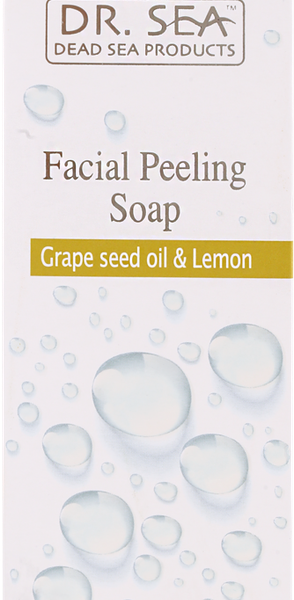 Мыло-пилинг для лица DR.SEA с маслом виноградных косточек и экстрактом лимона