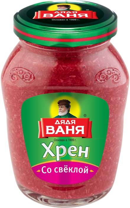 

Хрен столовый Дядя Ваня со свеклой 140 г