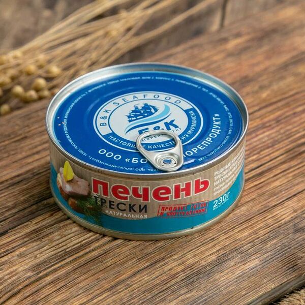 Печень трески ж/б