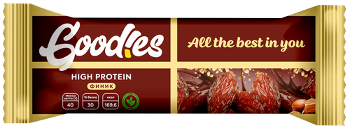 

Батончик протеиновый GOODIES Финик, 40г