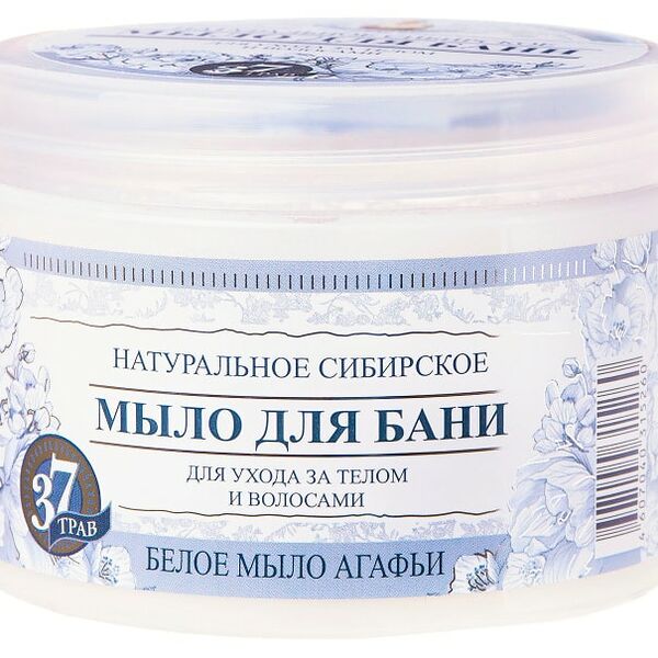 Мыло для бани Белое Мыло Агафьи 500мл