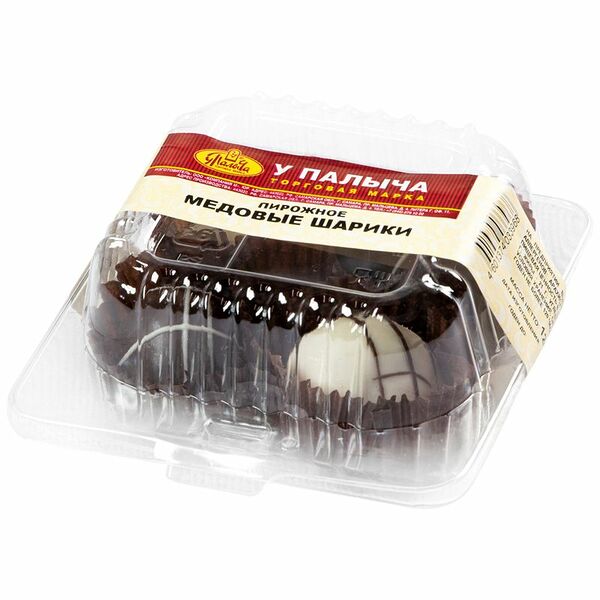 Пирожное У Палыча Медовые шарики крошковое, 125г
