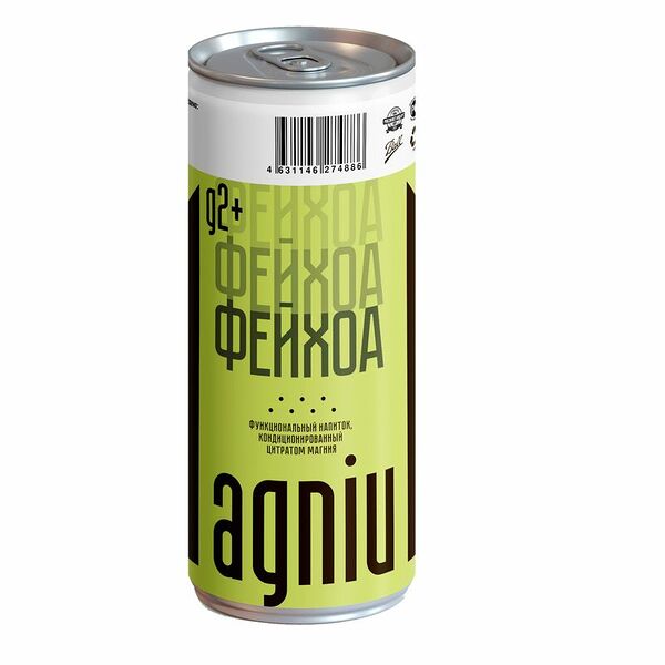 Напиток безалкогольный MagniuM Функциональный фейхоа газированный, 330 мл