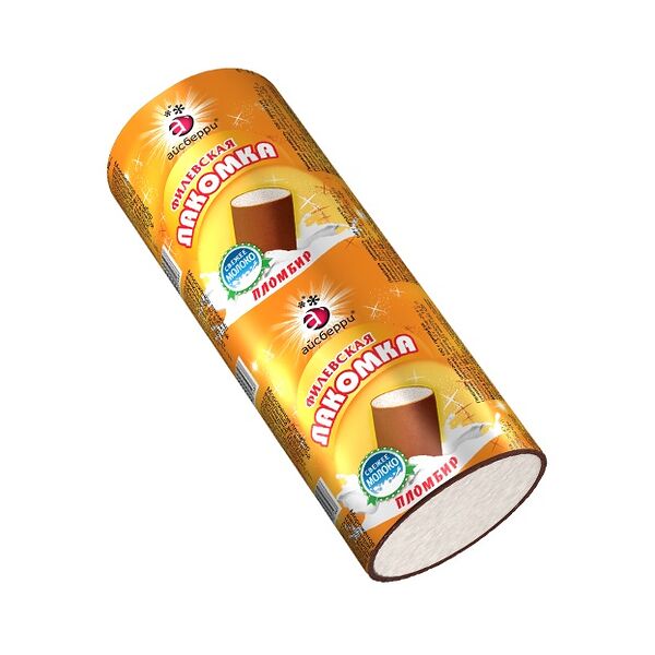 Мороженое филевская лакомка 90 г пломбир во взбитой шок.глазури