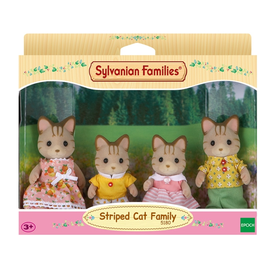 

Игровой набор Sylvanian Families Семья Полосатых Кошек, Япония