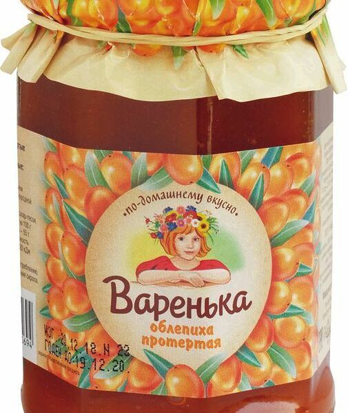 Облепиха Варенька протертая 350г