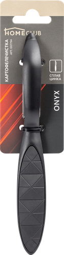 

Картофелечистка HOMECLUB Onyx, хромированный сплав цинка, резина