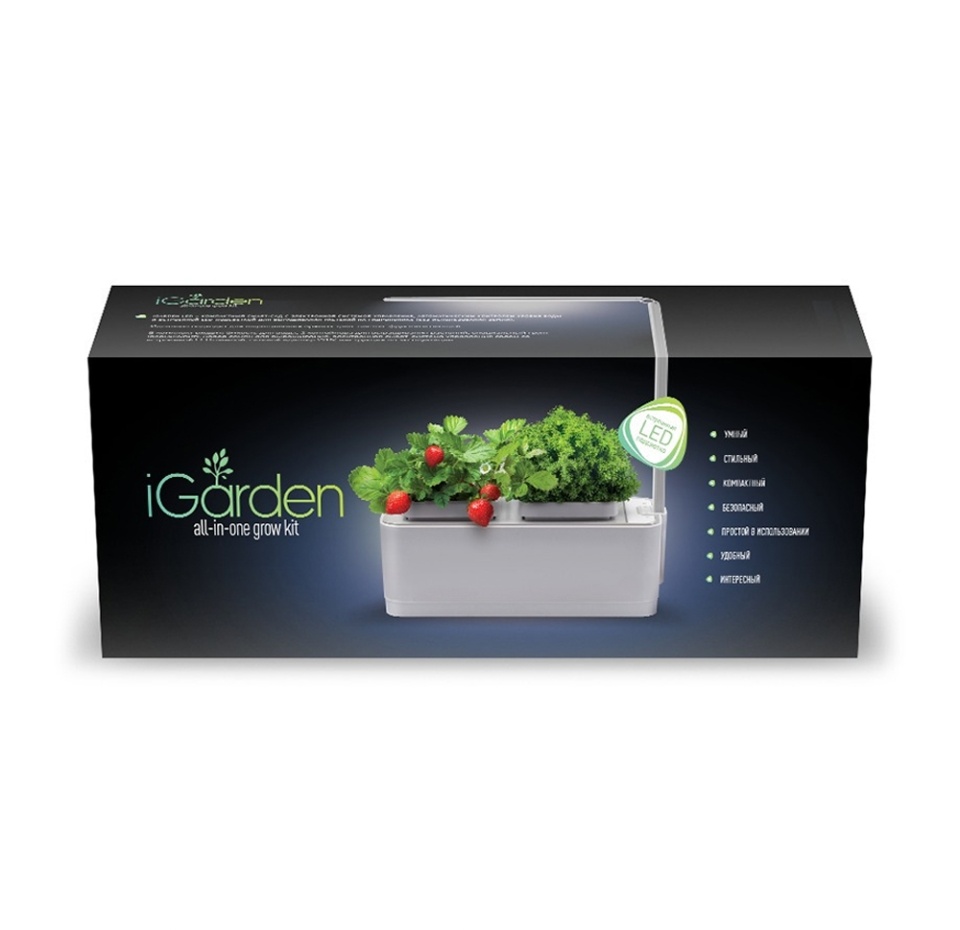 

Набор для выращивания Компактный смарт-сад iGarden LED Назад к истокам с подушкой 1 шт