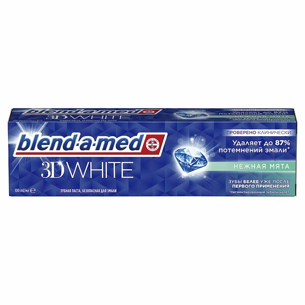 Зубная паста BLEND-A-MED 3D White Нежная мята