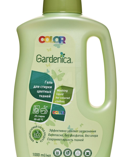 Гель для стирки Gardenica для цветных тканей 1 л