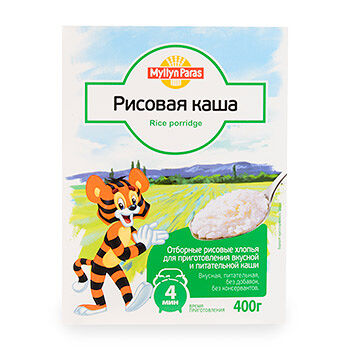Каша рисовая из отборных хлопьев Myllyn Paras