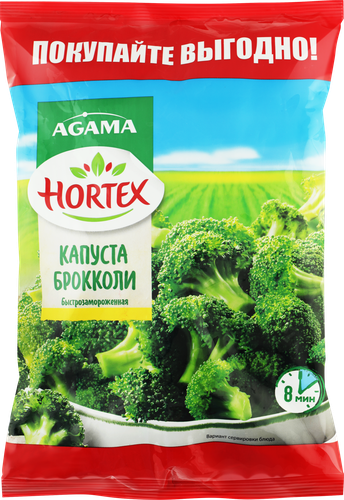 

Капуста брокколи замороженная Hortex 700 г