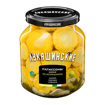 Мини-патиссоны маринованные по-астрахански с пряной зеленью 