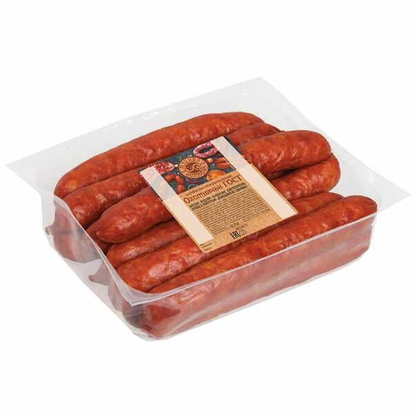 Колбаски полукопчёные Мясная история Охотничьи