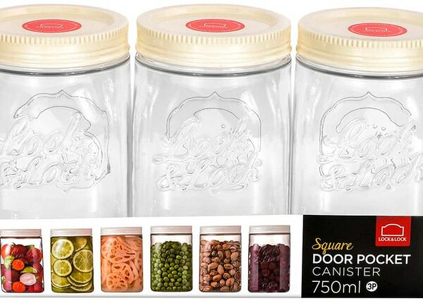 Набор банок для хранения Lock&Lock 3шт*750мл