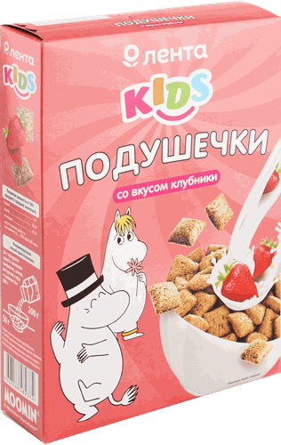 

Подушечки ЛЕНТА KIDS Муми Тролли, со вкусом клубники