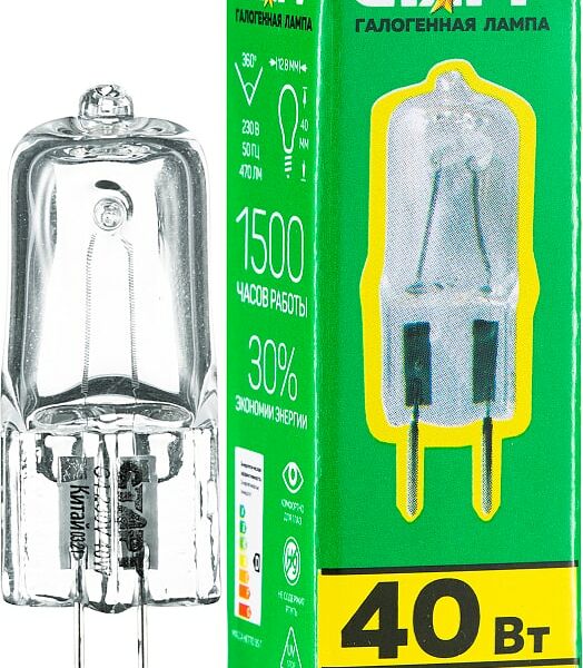 Лампа галогенная Старт JC 220V 40W
