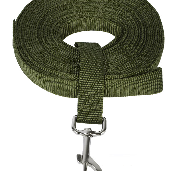 Поводок для собак Adel-Dog брезентовый, 7 м