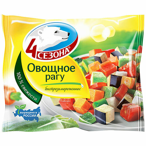 Смесь овощная быстрозамороженное 4 сезона