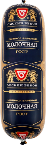 

Колбаса Омский Бекон Молочная вареная вес