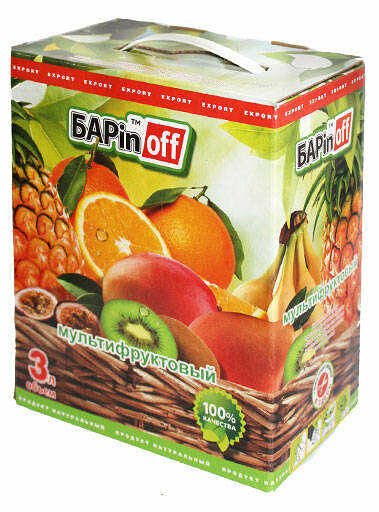 Напиток мультифруктовый с мякотью ТМ Barinoff (Баринофф)