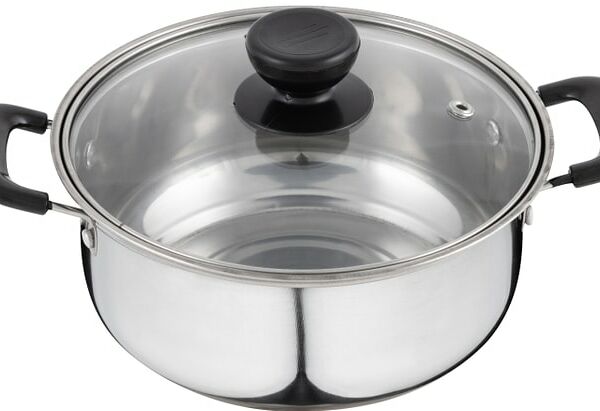 Кастрюля Promo с крышкой из жаропрочного стекла 1.25л