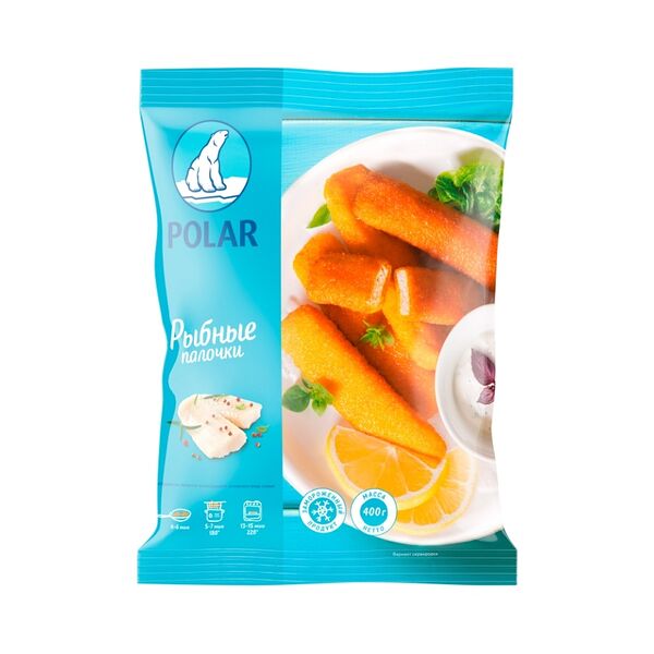 Рыбные палочки Polar в панировке замороженные 400г