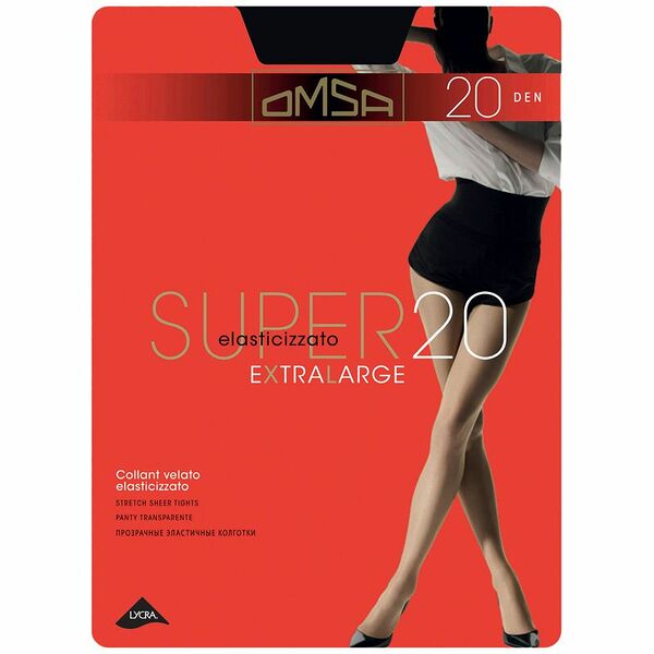 Колготки женские OMSA Super, 20 den nero 3