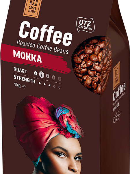 Кофе зерновой Dolce Albero Mokka жареный