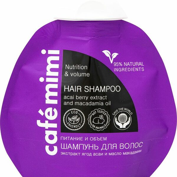 Шампунь Cafemimi Питание и объем