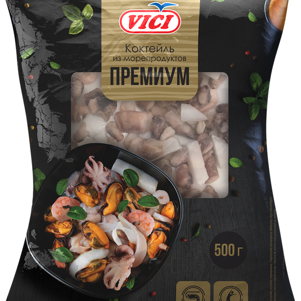Коктейль из морепродуктов варено-мороженный VICI Премиум