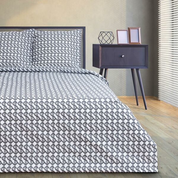 Комплект постельного белья Этель Dollars, 2-сп, нав. 70х70 см, бязь, 125 г/м2