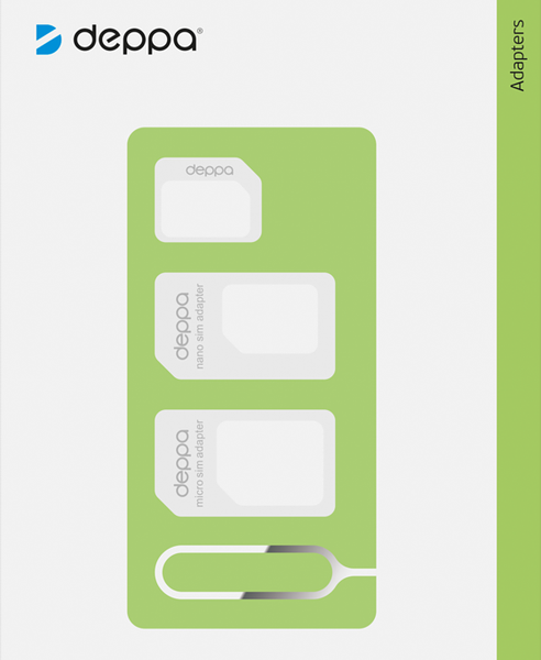 Адаптер DEPPA Nano&micro-SIM card для мобильных устройств Арт. 74000
