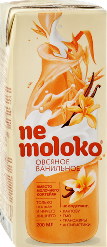 

Напиток овсяный Nemoloko Ваниль 200 мл