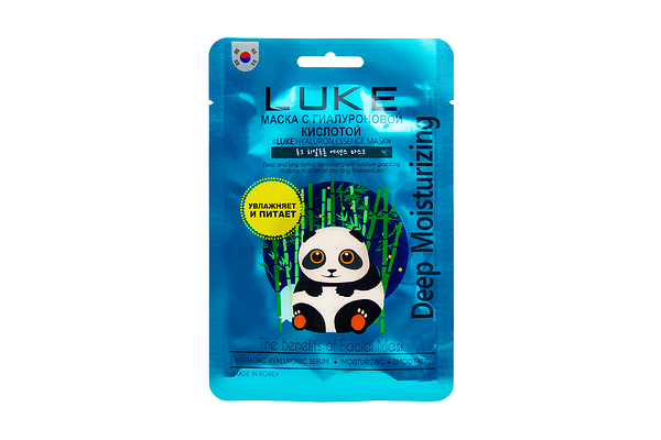 Маска для лица Luke Hyaluron Essence Mask с гиалуроновой кислотой