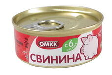 Консерва мясная ОМКК Свинина б№1 100г ДП