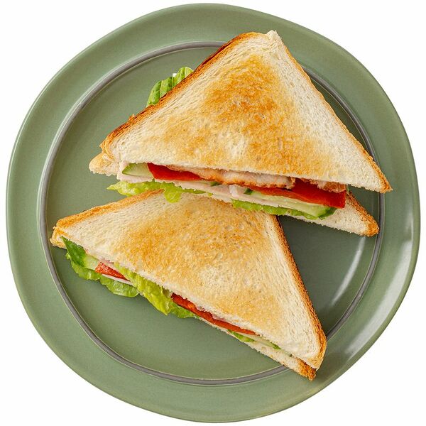 Клаб-сэндвич двойной с курицей и беконом Перекрёсток Select, 210 г