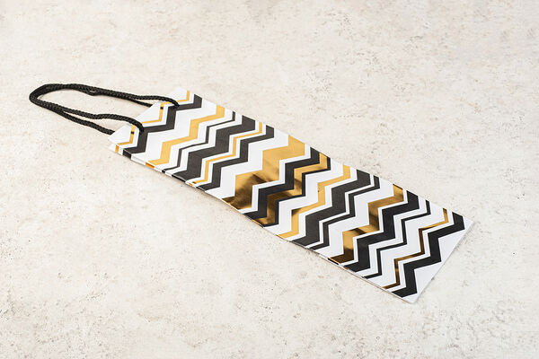 Пакет подарочный ламинированный под бутылку