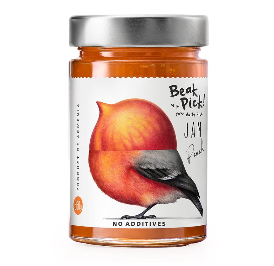 

Джем Beak Pick из персиков 360г