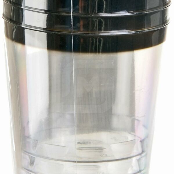 Одноразовый стакан круглый с серебряной каймой 300мл*6шт