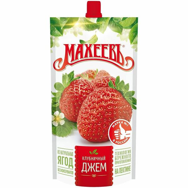 Джем Махеевъ клубничный, 300г