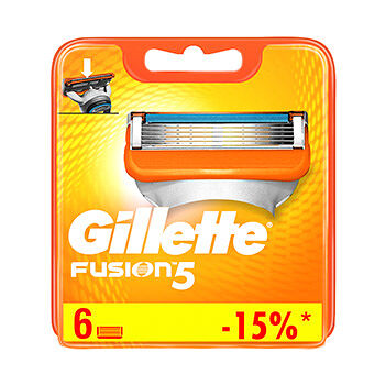 Кассеты Gillette Fusion 5 сменные для бритья 6 шт